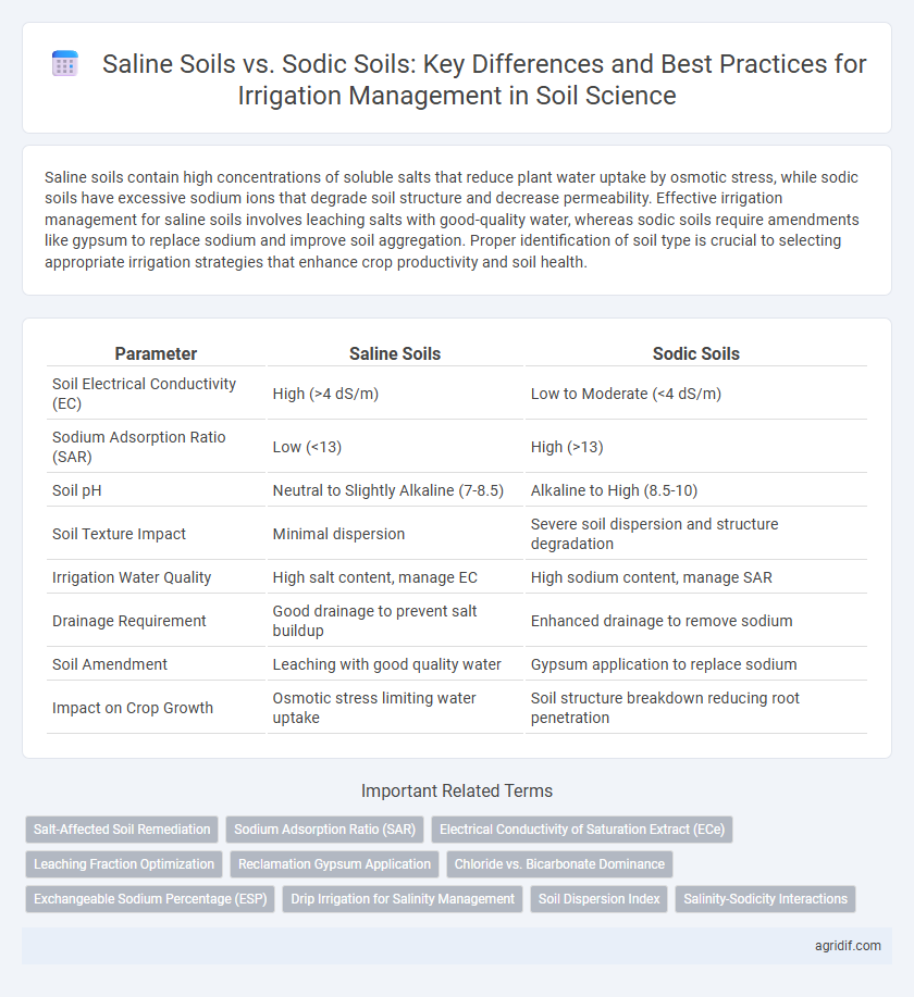 Saline Soils vs. Sodic Soils: Key Differences and Best Practices for Irrigation Management in Soil Science