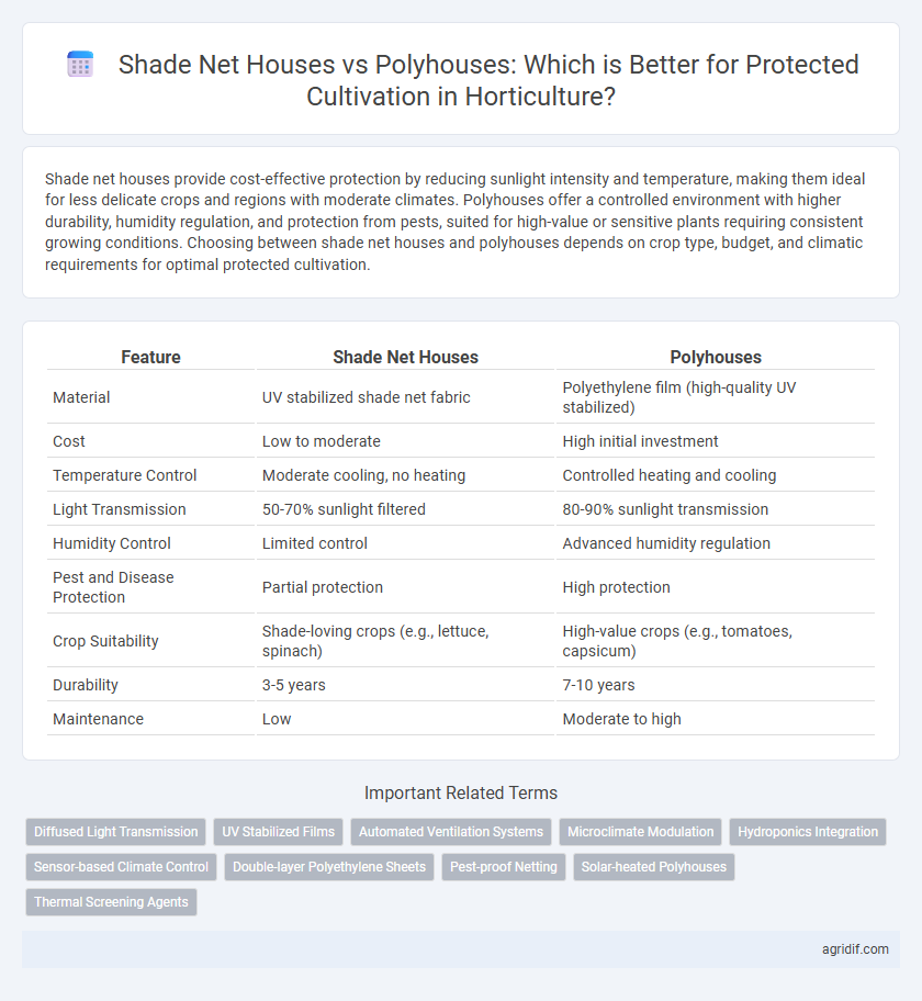 Shade Net Houses vs Polyhouses: Which is Better for Protected Cultivation in Horticulture?