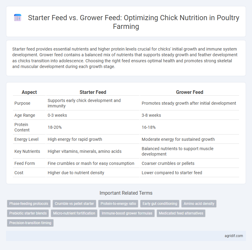 Starter Feed vs. Grower Feed: Optimizing Chick Nutrition in Poultry Farming