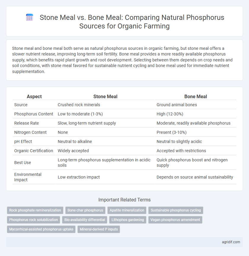 Stone Meal vs. Bone Meal: Comparing Natural Phosphorus Sources for Organic Farming
