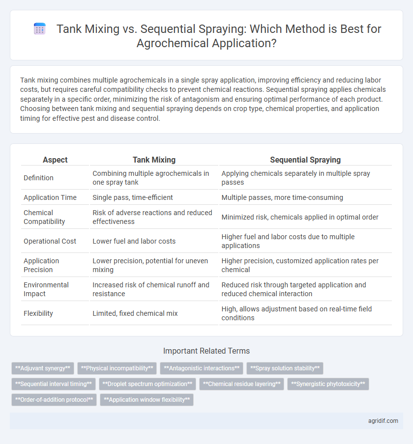 Tank Mixing vs. Sequential Spraying: Which Method is Best for Agrochemical Application?