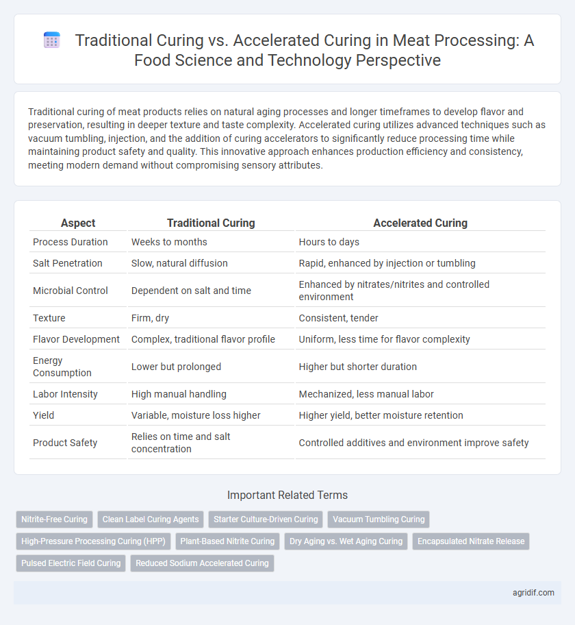 Traditional Curing vs. Accelerated Curing in Meat Processing: A Food Science and Technology Perspective