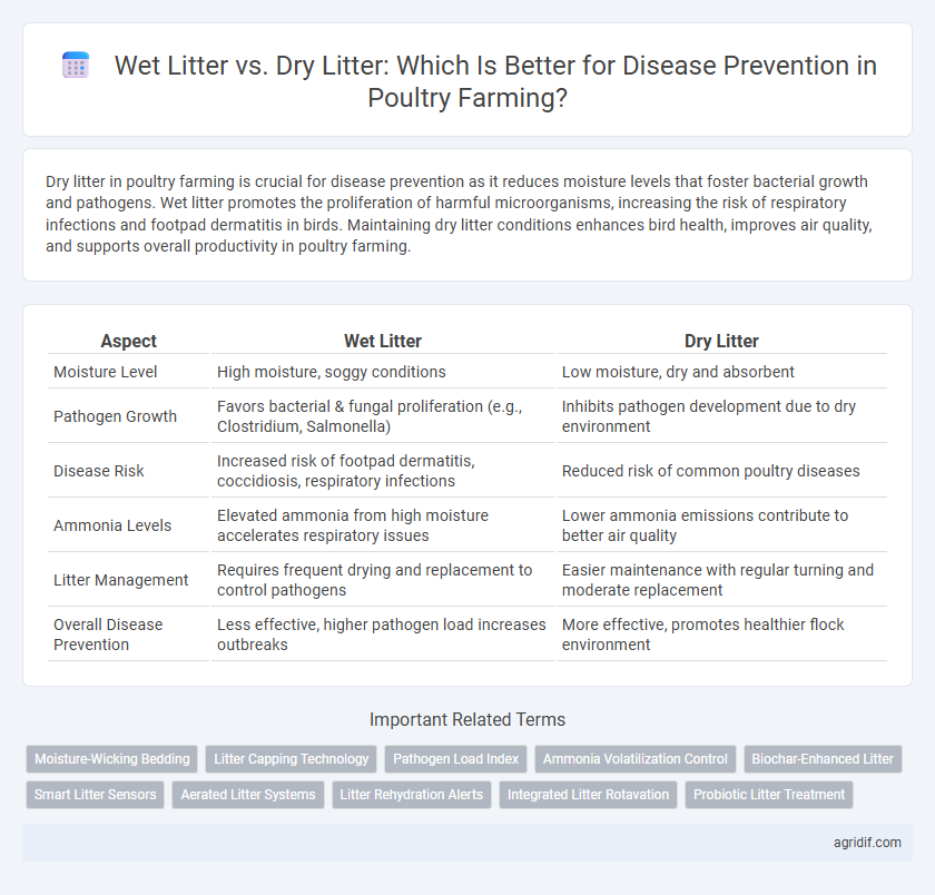 Wet Litter vs. Dry Litter: Which Is Better for Disease Prevention in Poultry Farming?