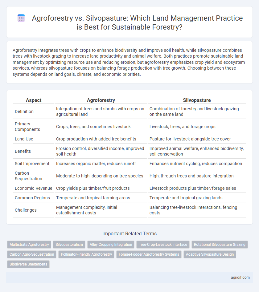 Agroforestry vs. Silvopasture: Which Land Management Practice is Best for Sustainable Forestry?