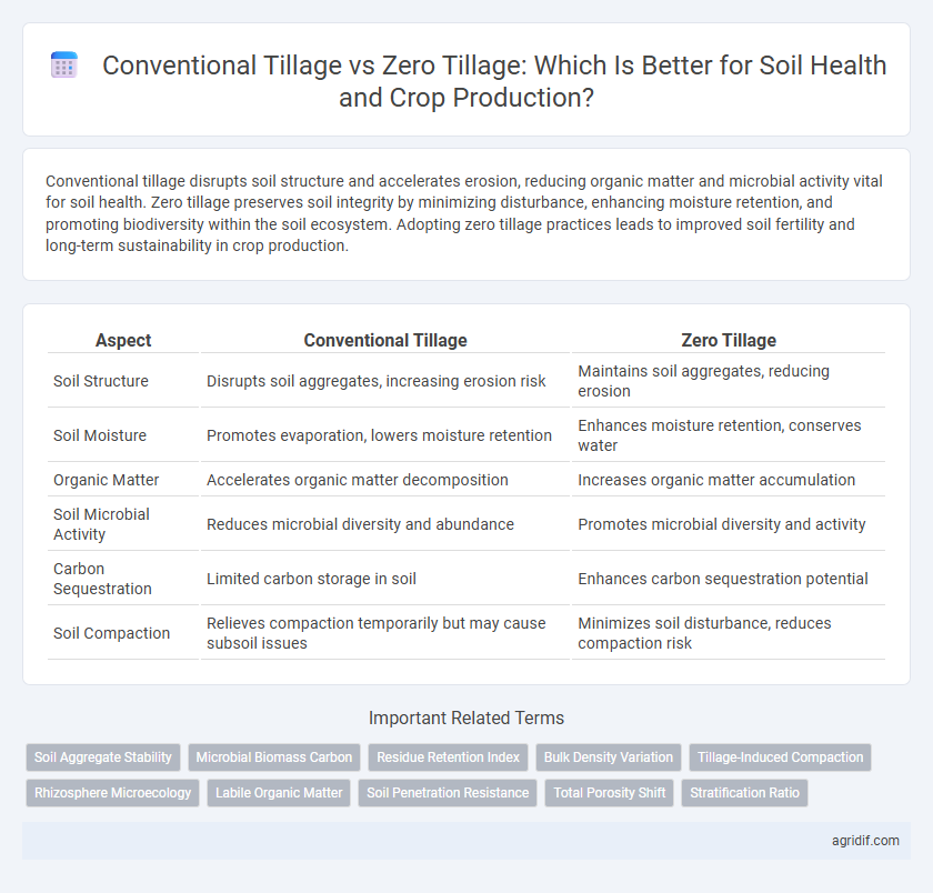 Conventional Tillage vs Zero Tillage: Which Is Better for Soil Health and Crop Production?