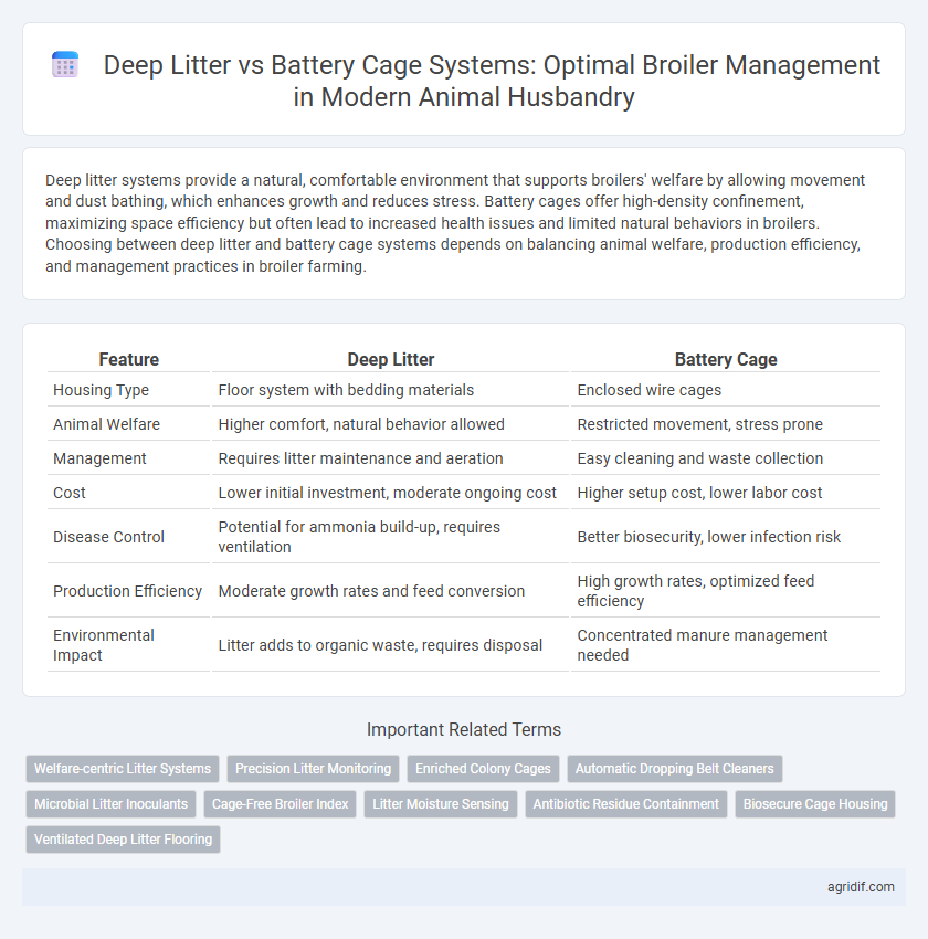 Deep Litter vs Battery Cage Systems: Optimal Broiler Management in Modern Animal Husbandry