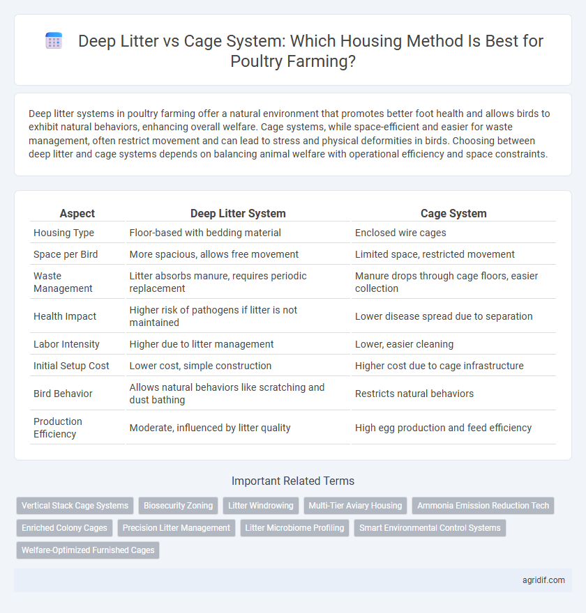 Deep Litter vs Cage System: Which Housing Method Is Best for Poultry Farming?