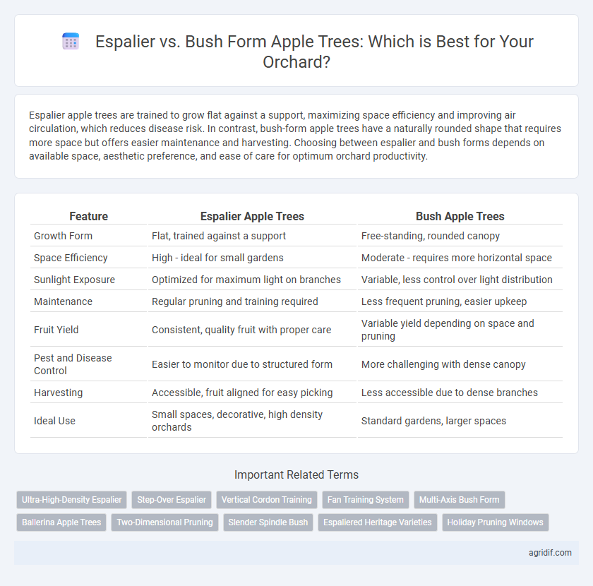 Espalier vs. Bush Form Apple Trees: Which is Best for Your Orchard?