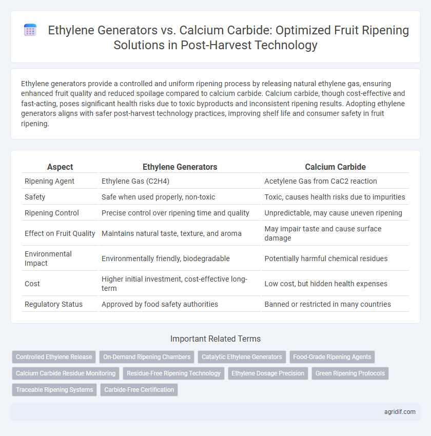 Ethylene Generators vs. Calcium Carbide: Optimized Fruit Ripening Solutions in Post-Harvest Technology