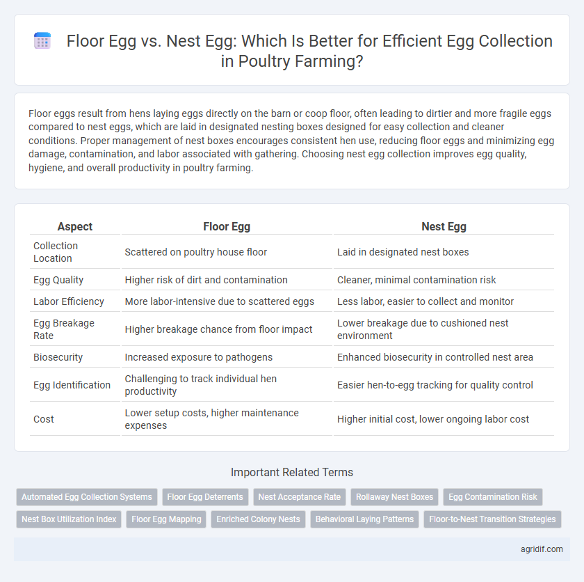 Floor Egg vs. Nest Egg: Which Is Better for Efficient Egg Collection in Poultry Farming?