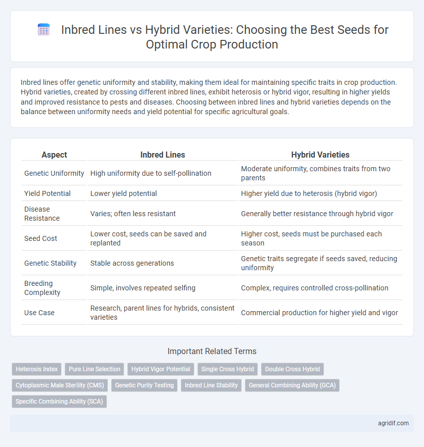 Inbred Lines vs Hybrid Varieties: Choosing the Best Seeds for Optimal Crop Production