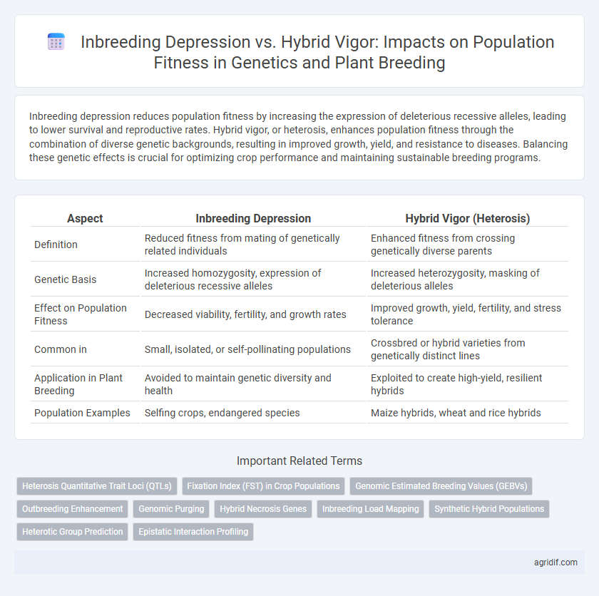 Inbreeding Depression vs. Hybrid Vigor: Impacts on Population Fitness in Genetics and Plant Breeding