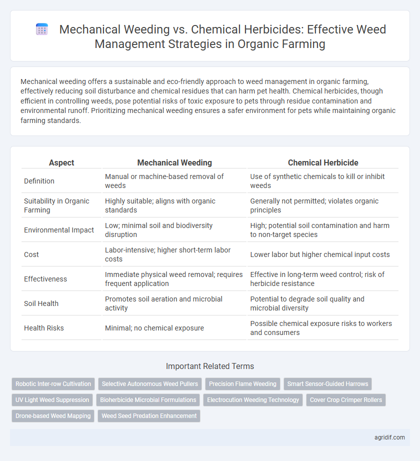 Mechanical Weeding vs. Chemical Herbicides: Effective Weed Management Strategies in Organic Farming