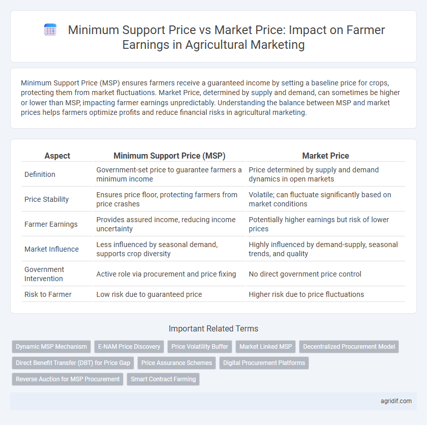 Minimum Support Price vs Market Price: Impact on Farmer Earnings in Agricultural Marketing
