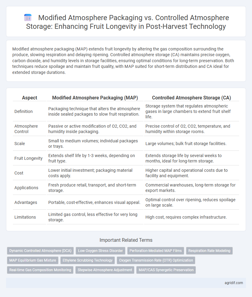 Modified Atmosphere Packaging vs. Controlled Atmosphere Storage: Enhancing Fruit Longevity in Post-Harvest Technology
