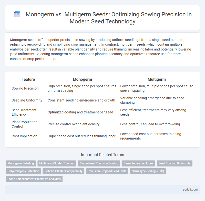 Monogerm vs. Multigerm Seeds: Optimizing Sowing Precision in Modern Seed Technology