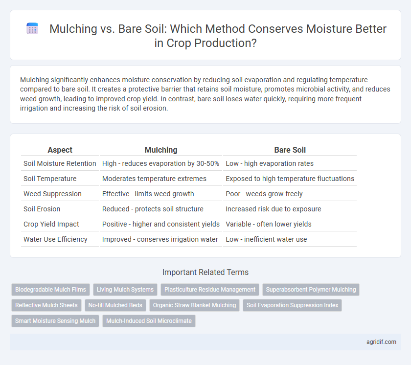 Mulching vs. Bare Soil: Which Method Conserves Moisture Better in Crop Production?