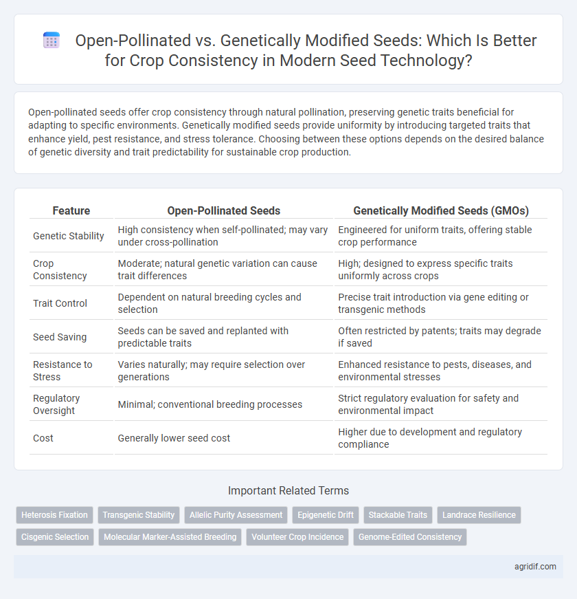 Open-Pollinated vs. Genetically Modified Seeds: Which Is Better for Crop Consistency in Modern Seed Technology?