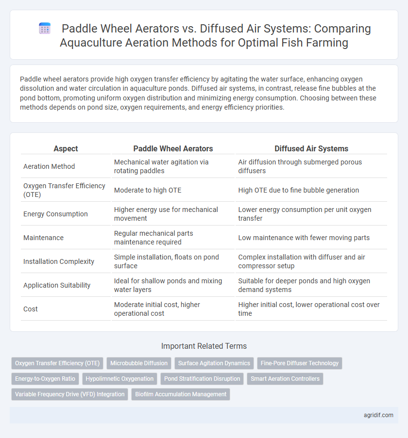 Paddle Wheel Aerators vs. Diffused Air Systems: Comparing Aquaculture Aeration Methods for Optimal Fish Farming