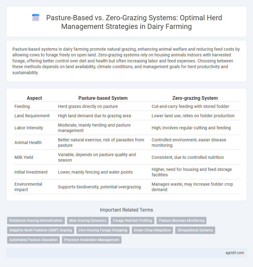 Pasture-Based vs. Zero-Grazing Systems: Optimal Herd Management Strategies in Dairy Farming