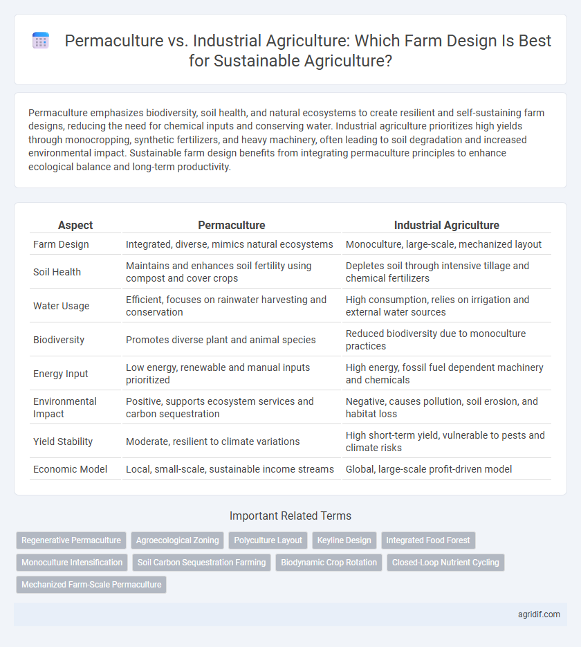 Permaculture vs. Industrial Agriculture: Which Farm Design Is Best for Sustainable Agriculture?