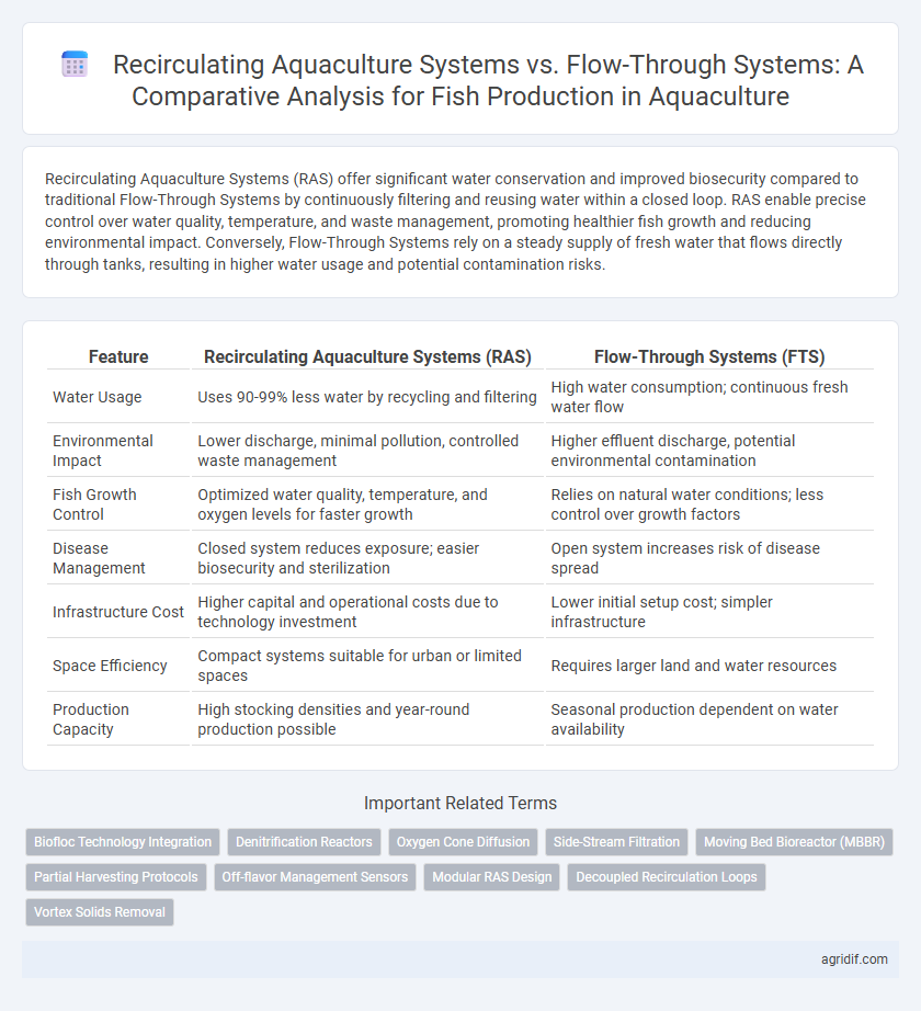 Recirculating Aquaculture Systems vs. Flow-Through Systems: A Comparative Analysis for Fish Production in Aquaculture