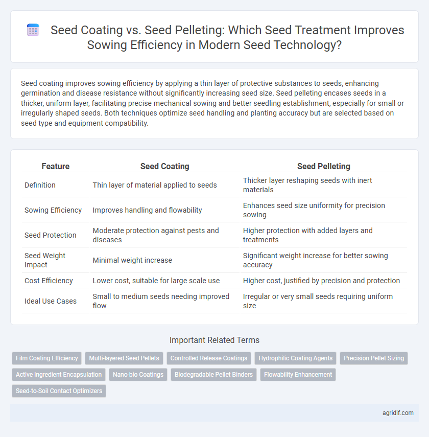 Seed Coating vs. Seed Pelleting: Which Seed Treatment Improves Sowing Efficiency in Modern Seed Technology?