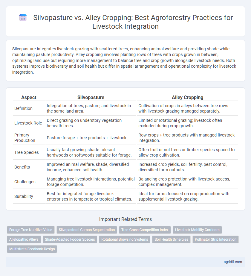 Silvopasture vs. Alley Cropping: Best Agroforestry Practices for Livestock Integration