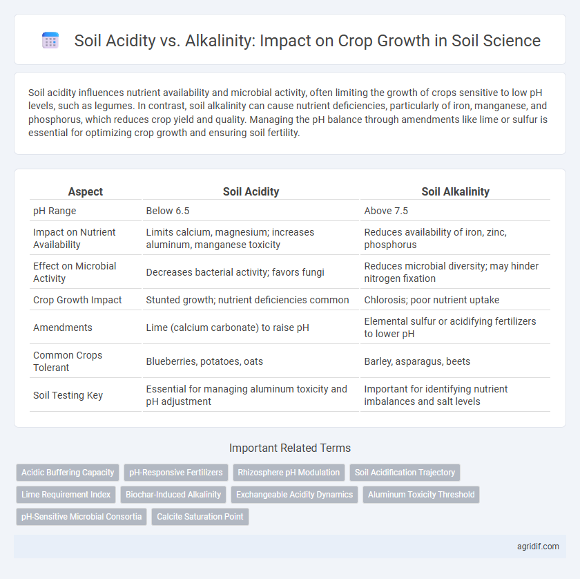 Soil Acidity vs. Alkalinity: Impact on Crop Growth in Soil Science