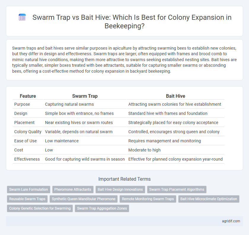 Swarm Trap vs Bait Hive: Which Is Best for Colony Expansion in Beekeeping?