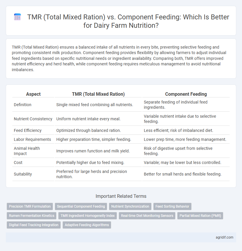 TMR (Total Mixed Ration) vs. Component Feeding: Which Is Better for Dairy Farm Nutrition?