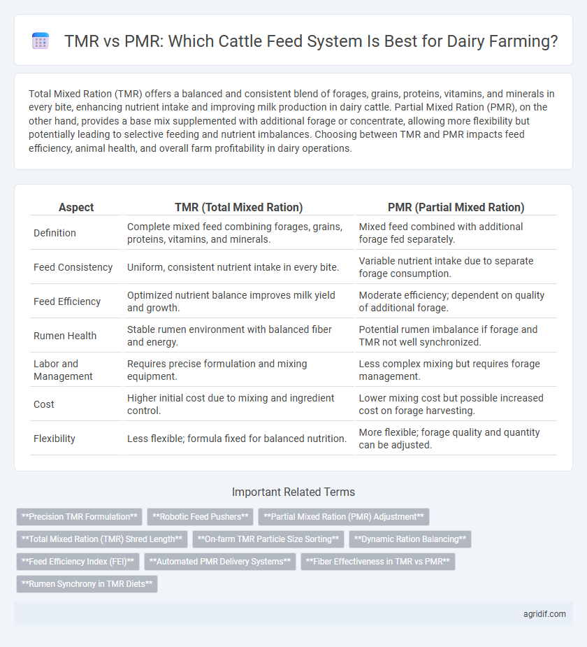 TMR vs PMR: Which Cattle Feed System Is Best for Dairy Farming?