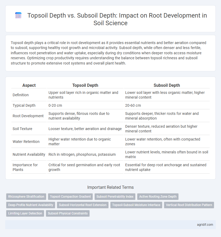 Topsoil Depth vs. Subsoil Depth: Impact on Root Development in Soil Science