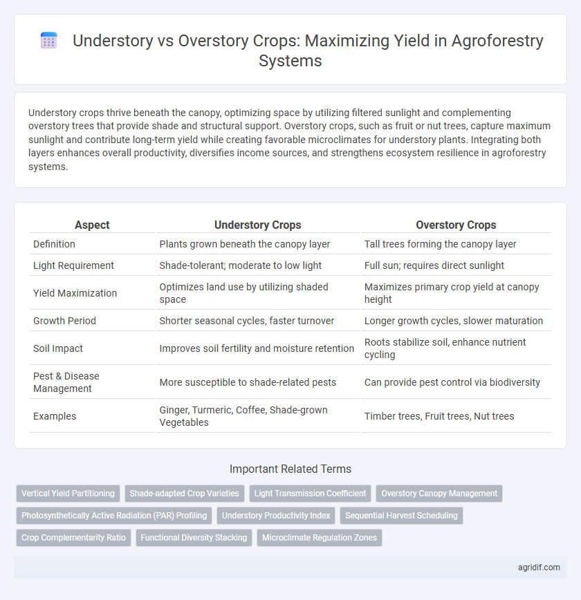 Understory vs Overstory Crops: Maximizing Yield in Agroforestry Systems