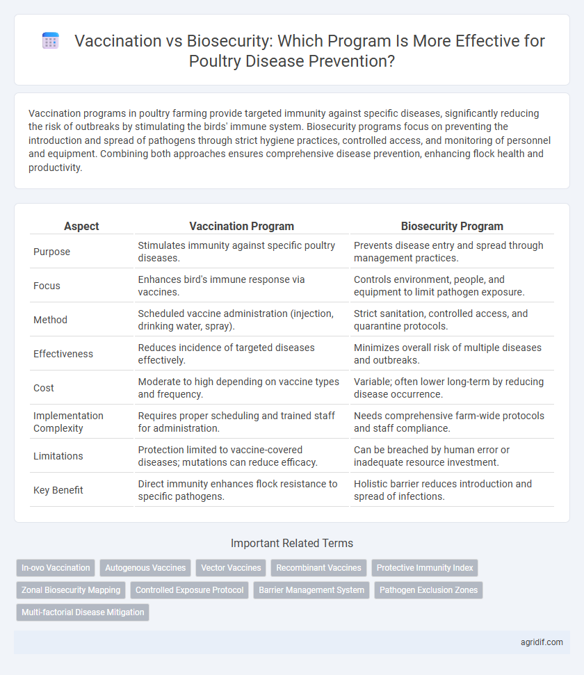 Vaccination vs Biosecurity: Which Program Is More Effective for Poultry Disease Prevention?