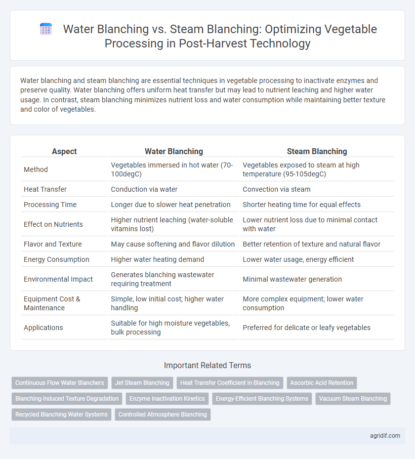 Water Blanching vs. Steam Blanching: Optimizing Vegetable Processing in Post-Harvest Technology