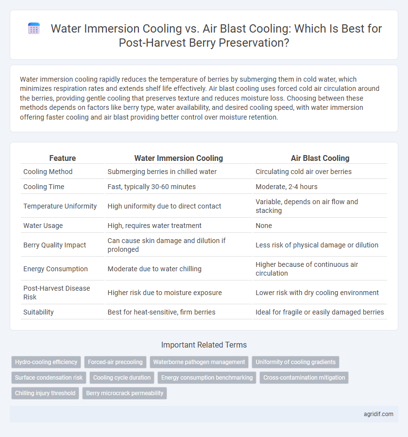 Water Immersion Cooling vs. Air Blast Cooling: Which Is Best for Post-Harvest Berry Preservation?