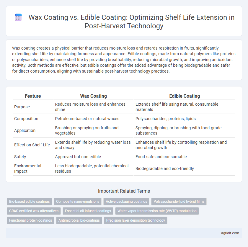 Wax Coating vs. Edible Coating: Optimizing Shelf Life Extension in Post-Harvest Technology