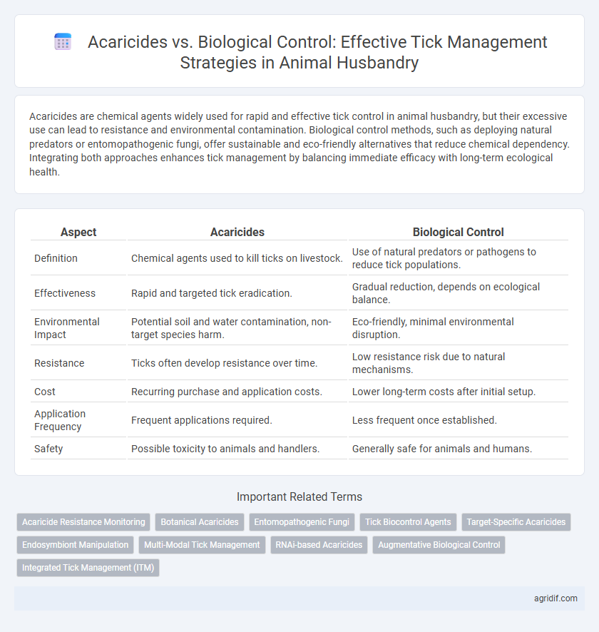 Acaricides vs. Biological Control: Effective Tick Management Strategies in Animal Husbandry