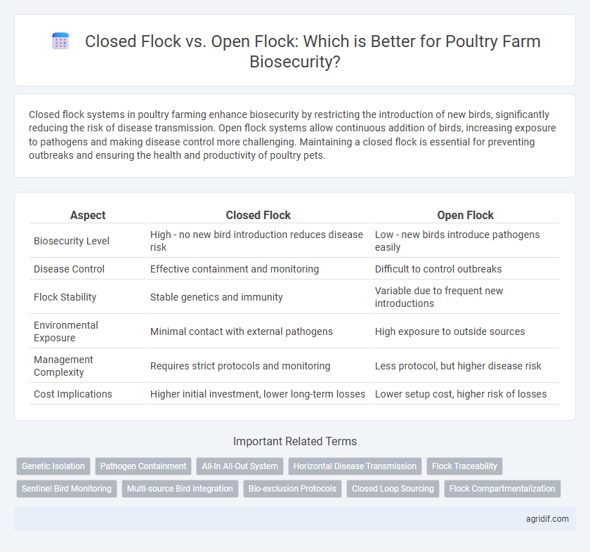 Closed Flock vs. Open Flock: Which is Better for Poultry Farm Biosecurity?