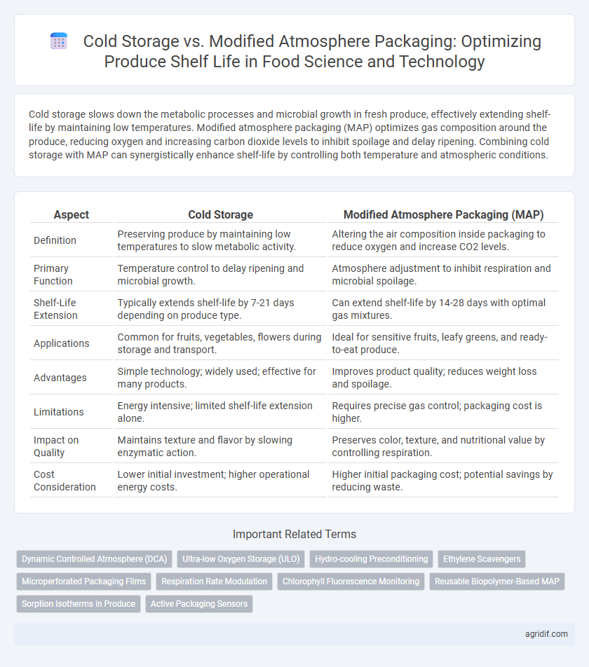 Cold Storage vs. Modified Atmosphere Packaging: Optimizing Produce Shelf Life in Food Science and Technology