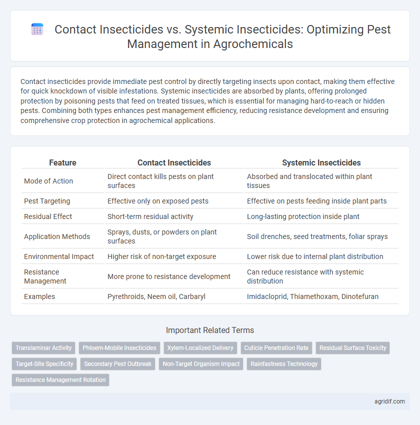 Contact Insecticides vs. Systemic Insecticides: Optimizing Pest Management in Agrochemicals