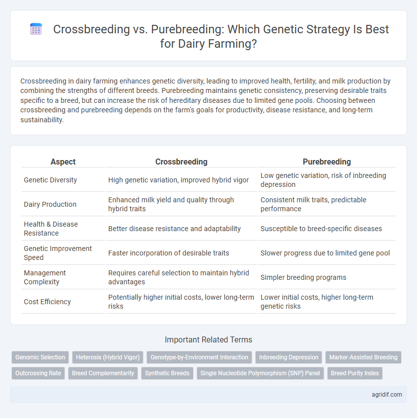 Crossbreeding vs. Purebreeding: Which Genetic Strategy Is Best for Dairy Farming?