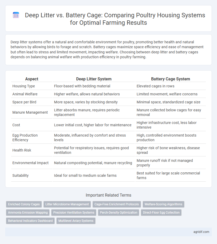 Deep Litter vs. Battery Cage: Comparing Poultry Housing Systems for Optimal Farming Results