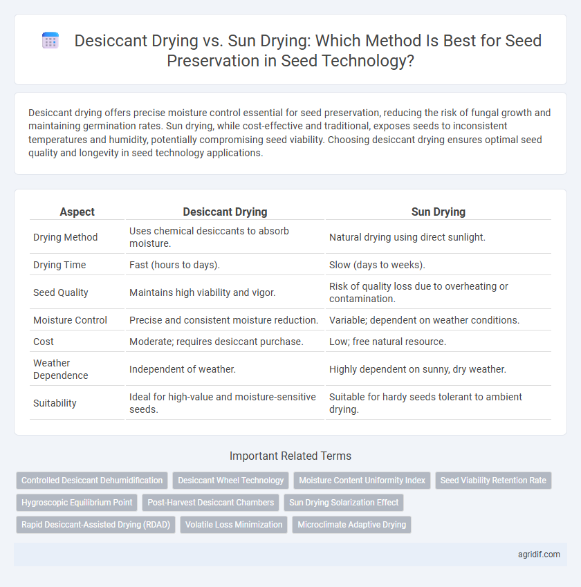 Desiccant Drying vs. Sun Drying: Which Method Is Best for Seed Preservation in Seed Technology?