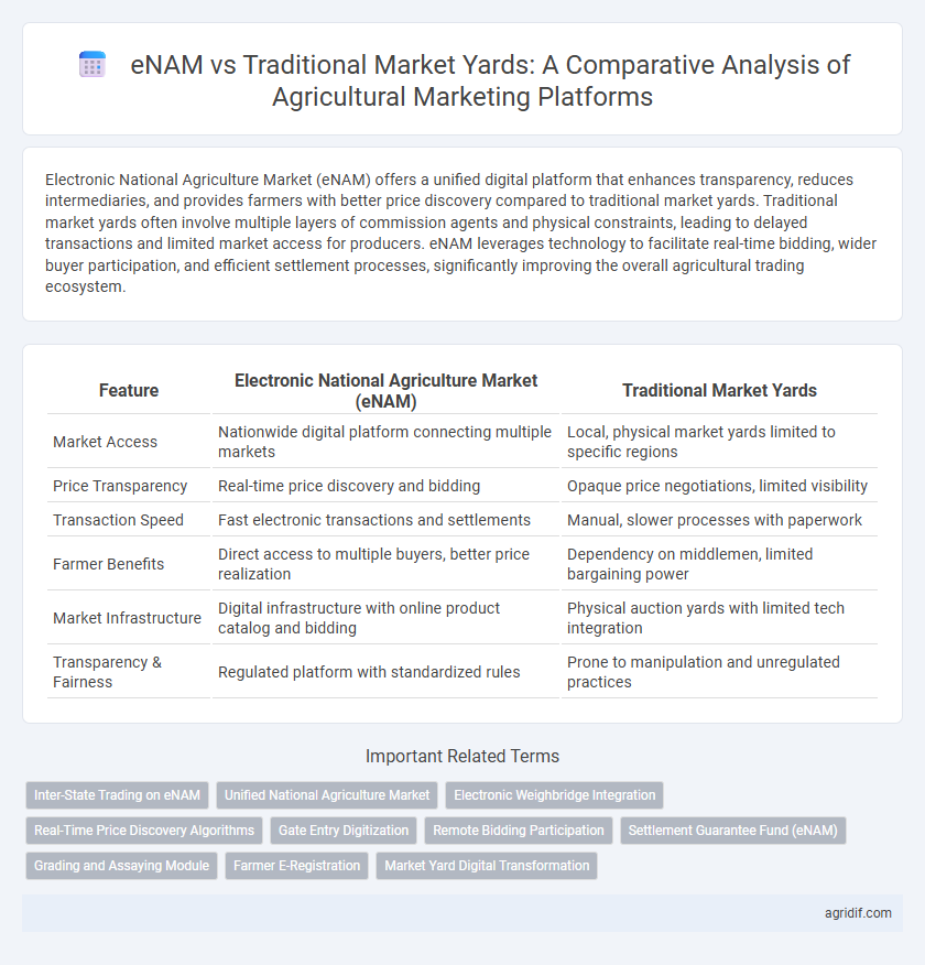 eNAM vs Traditional Market Yards: A Comparative Analysis of Agricultural Marketing Platforms