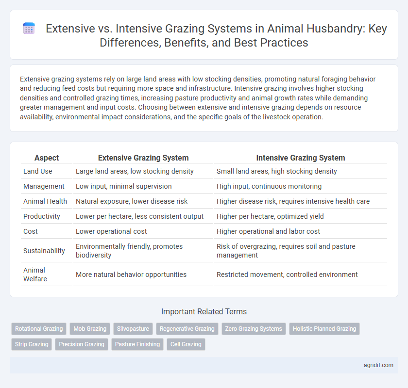 Extensive vs. Intensive Grazing Systems in Animal Husbandry: Key Differences, Benefits, and Best Practices