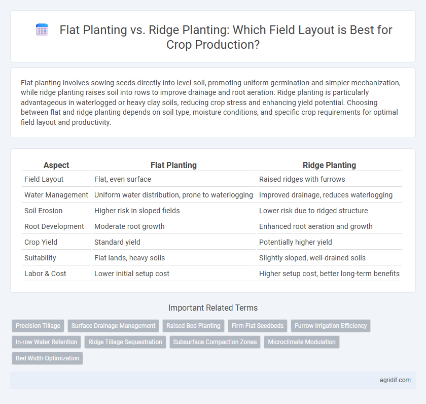 Flat Planting vs. Ridge Planting: Which Field Layout is Best for Crop Production?