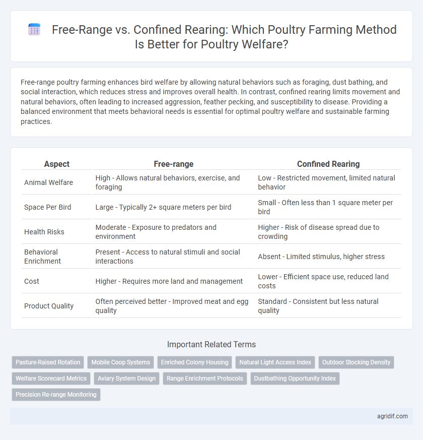 Free-Range vs. Confined Rearing: Which Poultry Farming Method Is Better for Poultry Welfare?
