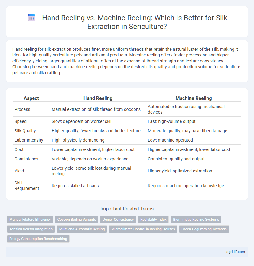 Hand Reeling vs. Machine Reeling: Which Is Better for Silk Extraction in Sericulture?